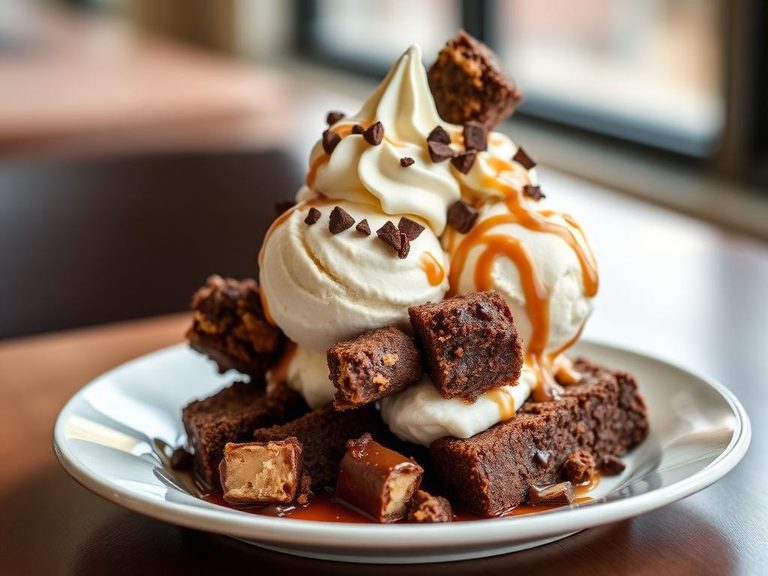 Chunky Bar Ice Cream Sundae