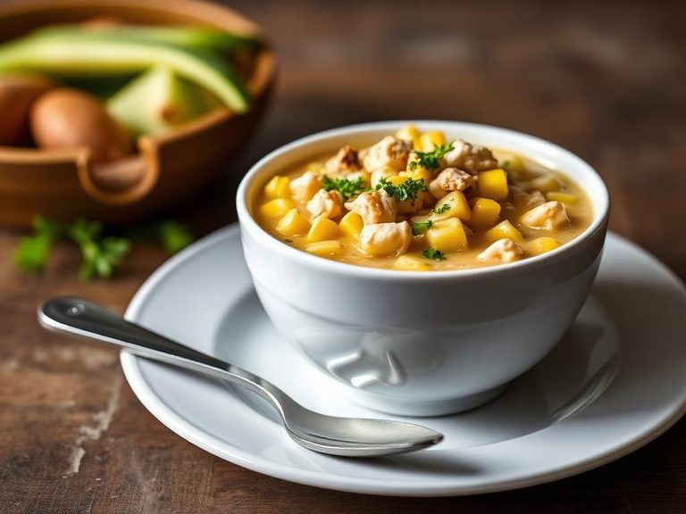 Chunky Chicken Corn Soup