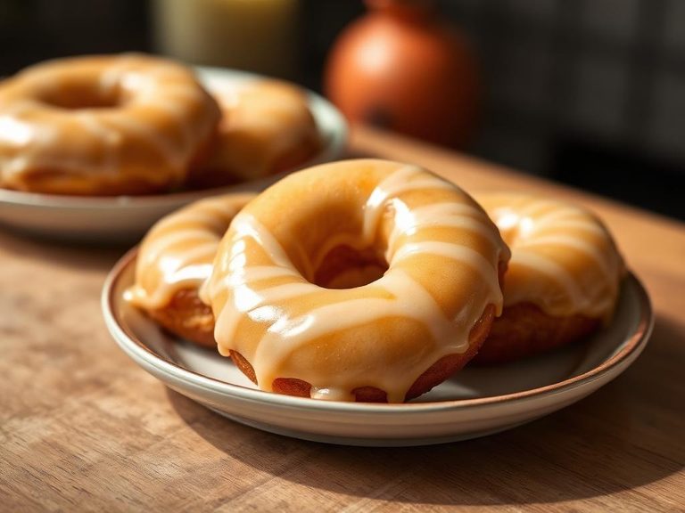 Cider-glazed donuts