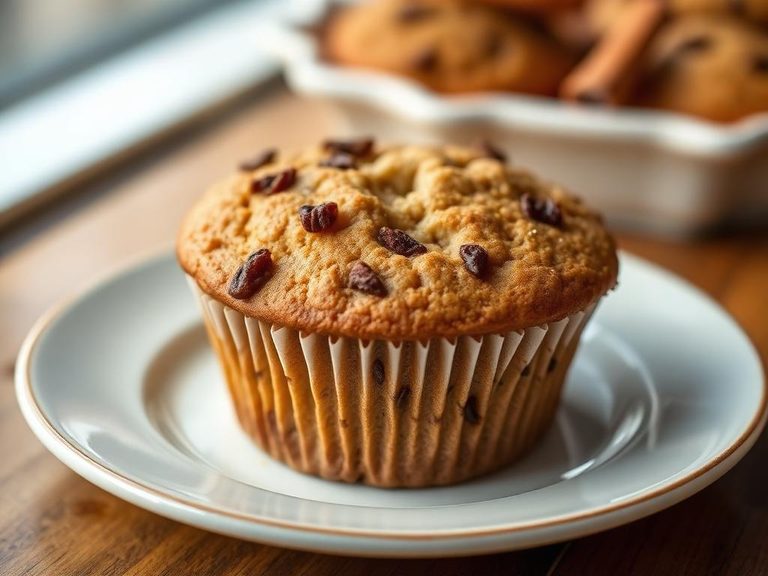 Cinnamon raisin muffin