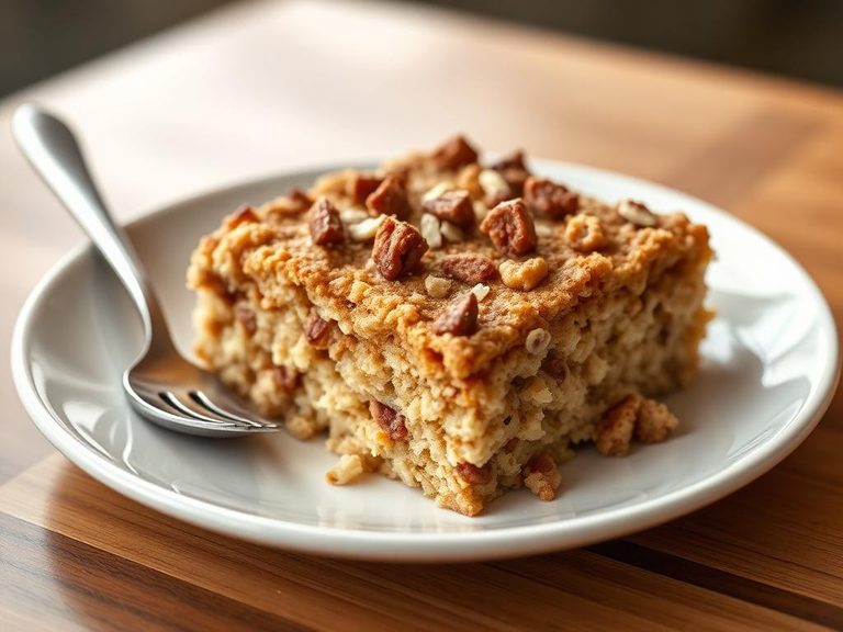 Cinnamon Roll Baked Oatmeal