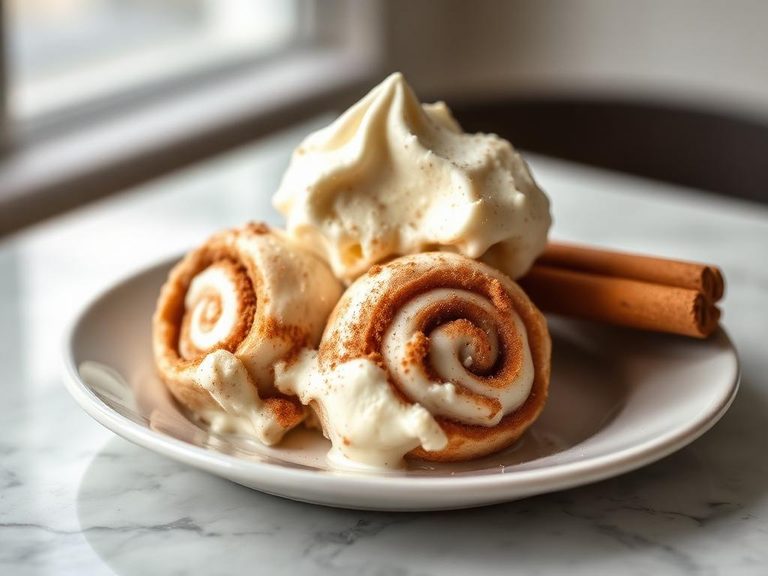 Cinnamon Roll Ice Cream