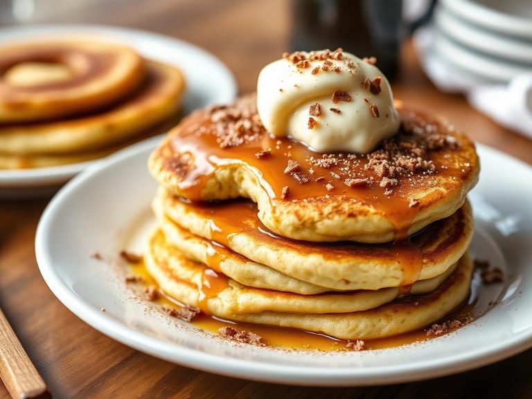 Cinnamon Roll Pancakes