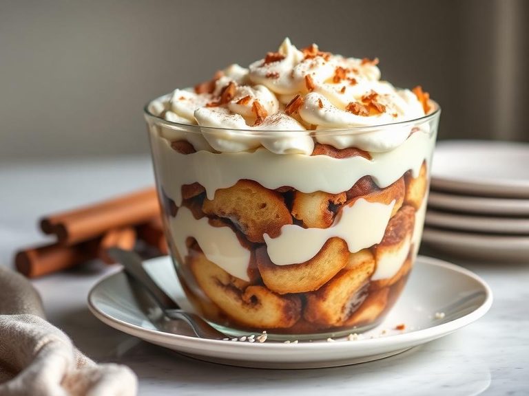 Cinnamon Roll Trifle