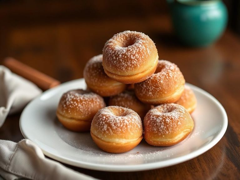 Cinnamon Sugar Doughnut Holes