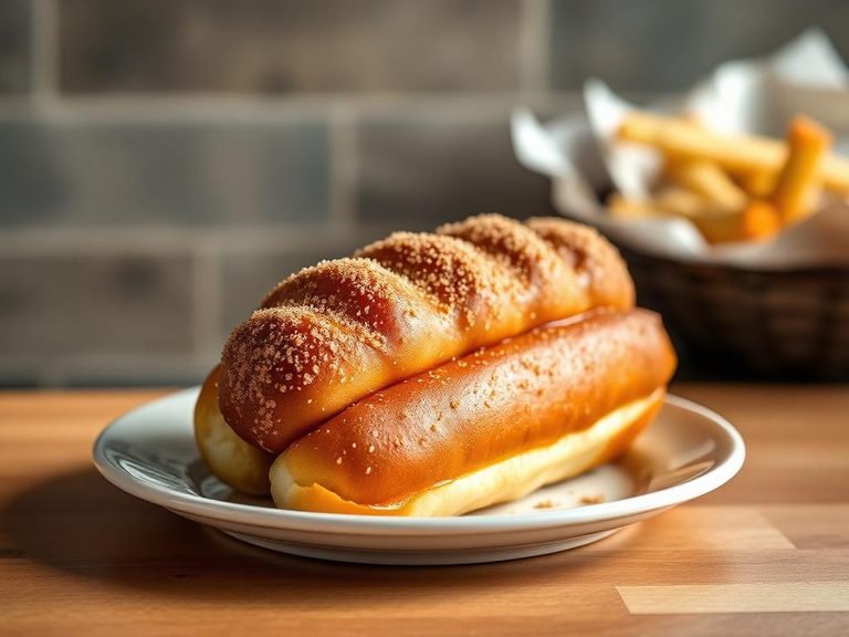 Cinnamon Sugar Pretzel Dog