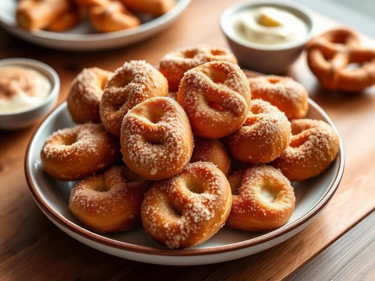 Cinnamon Sugar Soft Pretzel Bites