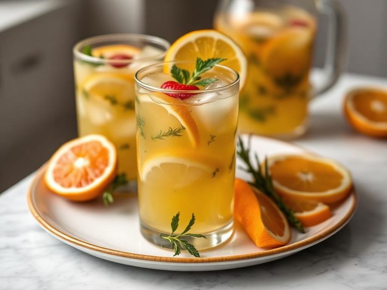 Citrus and Herb White Sangria