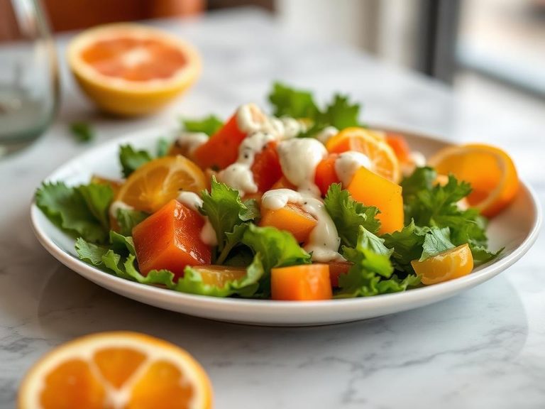 Citrus Salad with Creamy Dressing