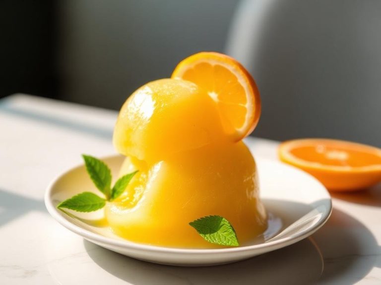 Citrus sorbet