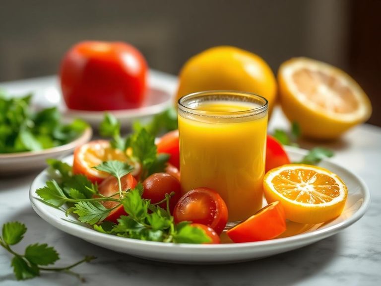 Citrus vinaigrette dressing