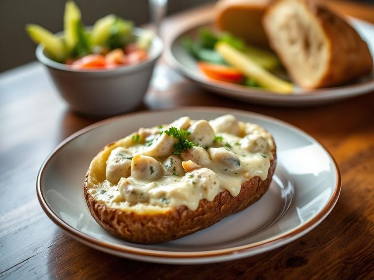 Clam Chowder Baked Potato