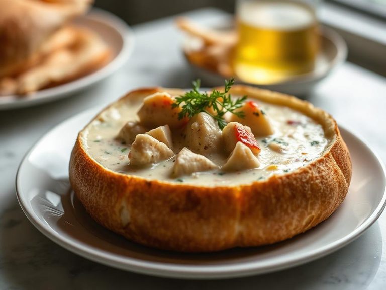 Clam Chowder Bread Bowl