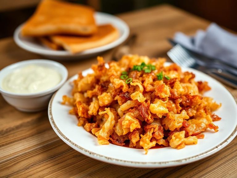 Classic American breakfast hash browns
