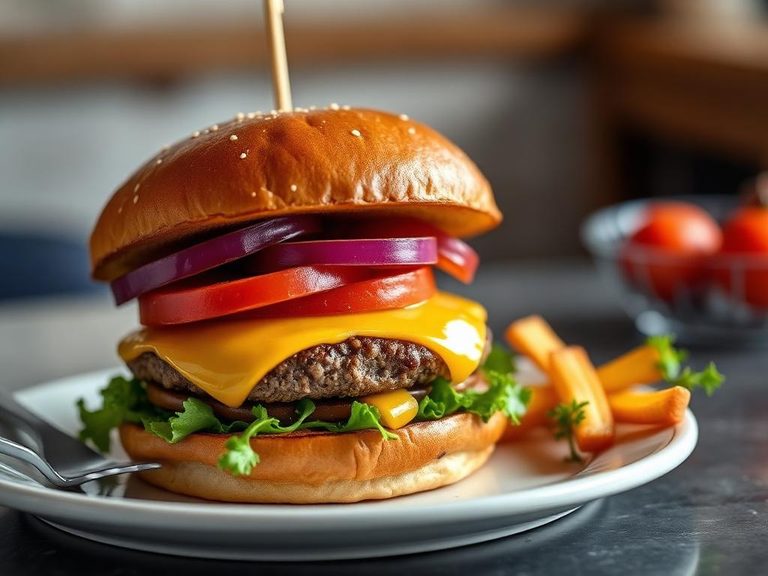 Classic American Cheeseburger
