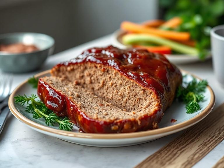 Classic American Glazed Meatloaf