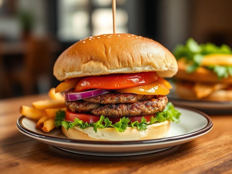 Classic American Hamburger