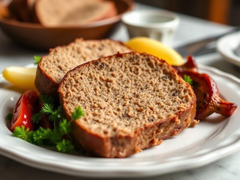 Classic American Meatloaf Dinner