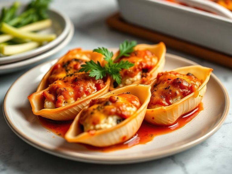 Classic Baked Stuffed Shells