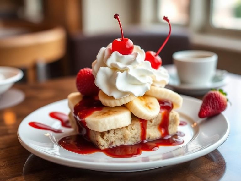 Classic Banana Split Sundae
