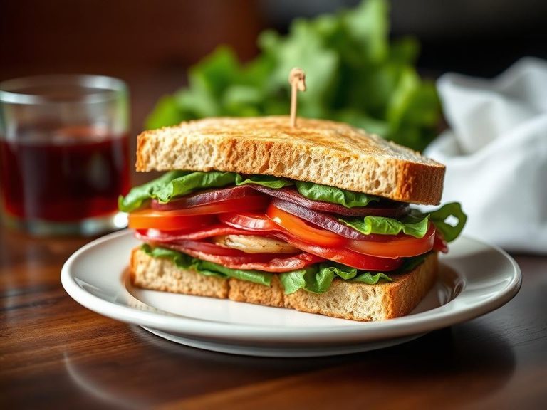 Classic BLT sandwich