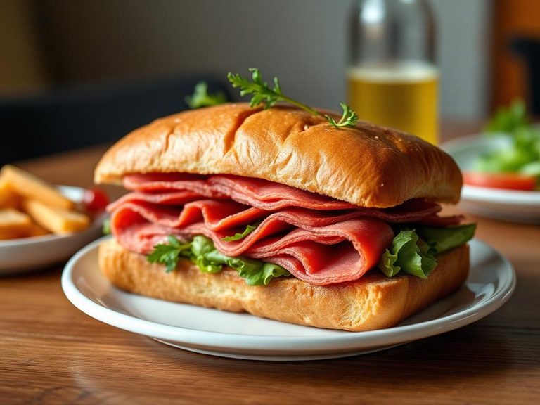 Classic Bologna Sandwich
