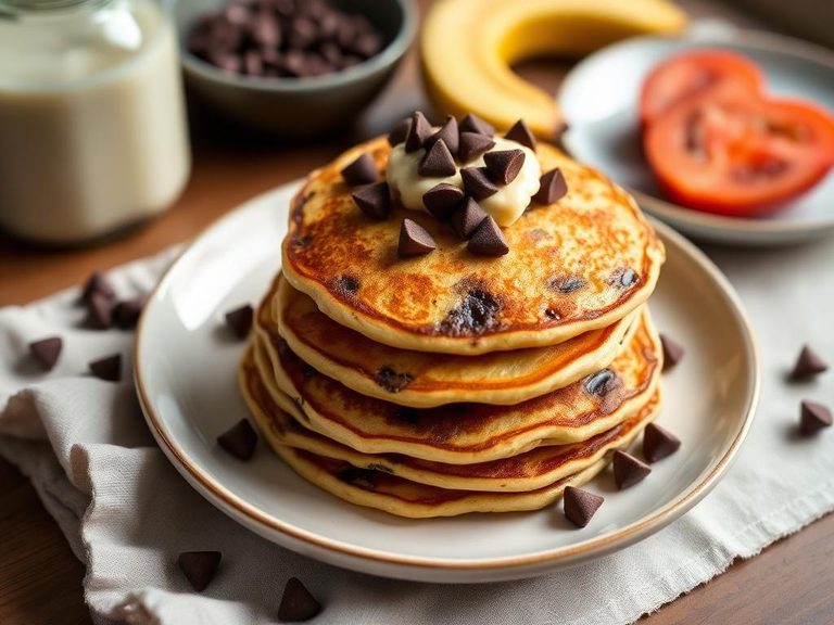 Classic Buttermilk Chocolate Chip Pancakes
