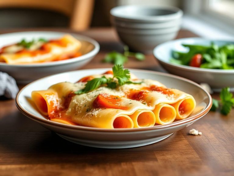 Classic Cheese Manicotti