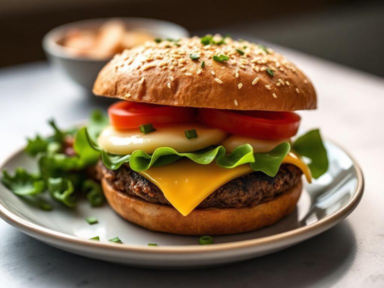Classic cheeseburger topping