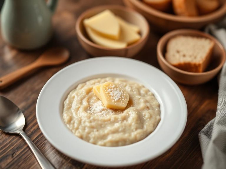 Classic Cream of Wheat porridge with sugar and butter