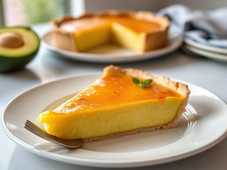 Classic Egg Custard Pie