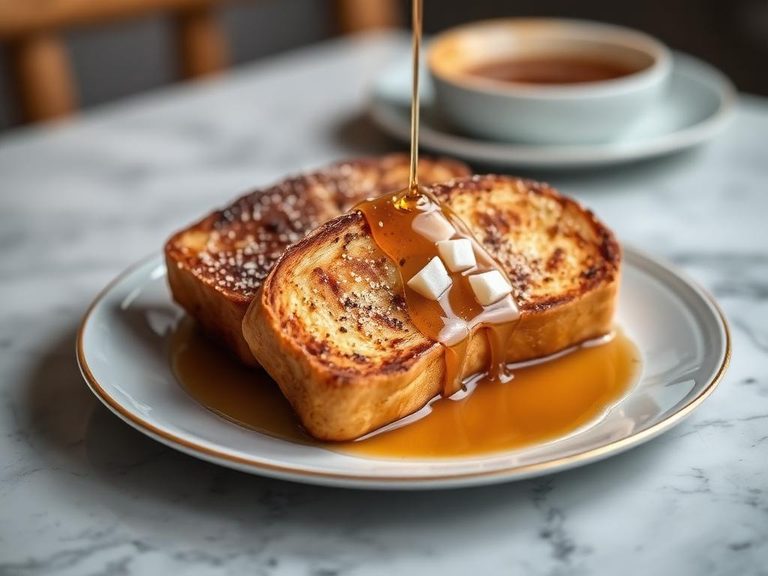 Classic French Toast with Maple Syrup