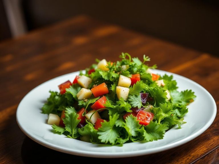 Classic green salad (with vinaigrette)