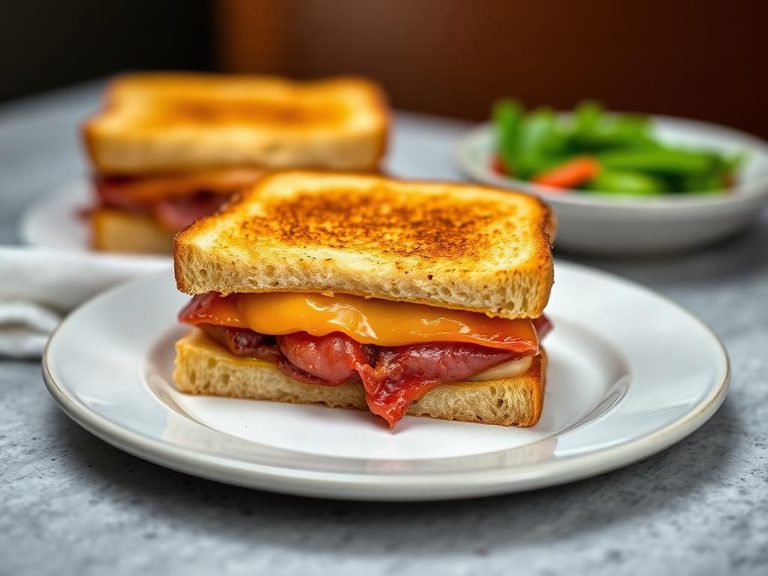Classic Grilled Cheese with Luncheon Meat