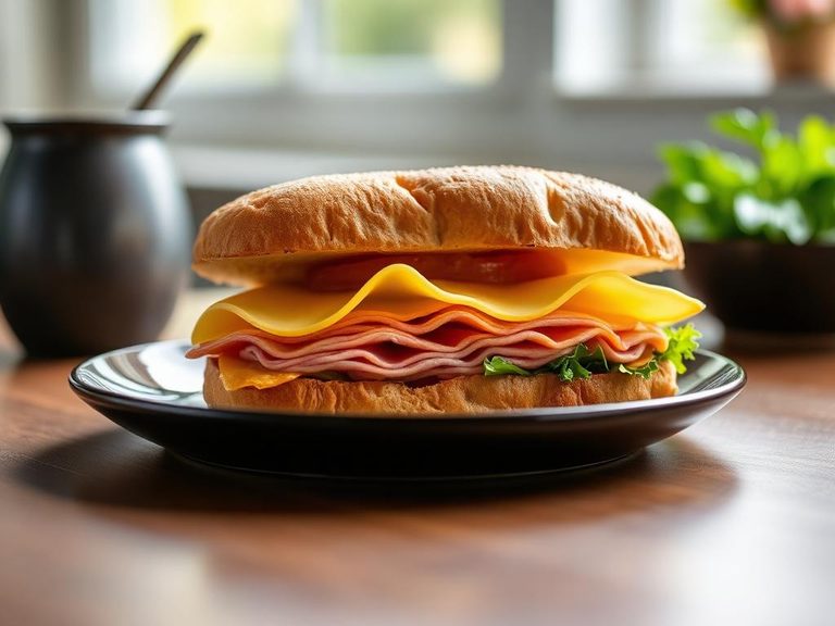 Classic Ham and Cheese Sandwich