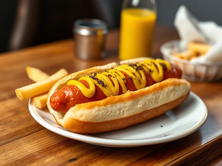 Classic Hot Dog with Mustard