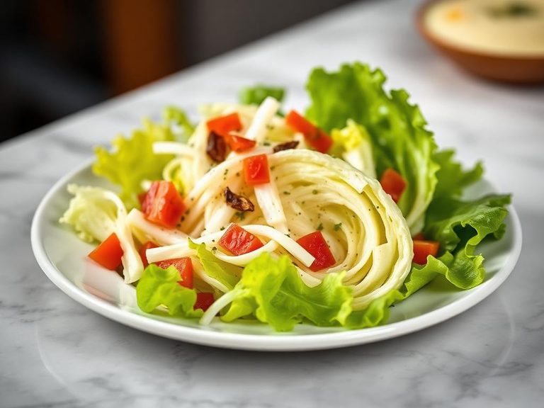 Classic iceberg wedge salad