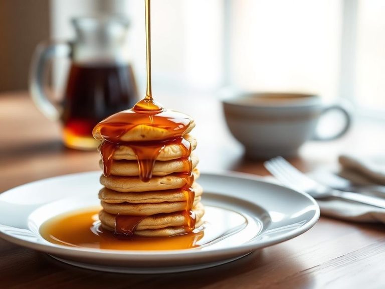 Classic Maple Syrup Stack