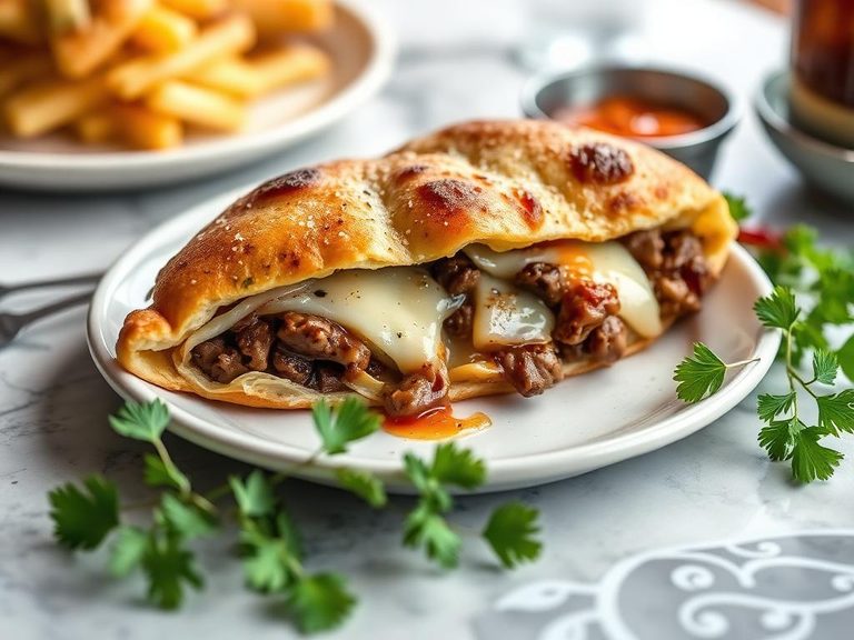 Classic Meat & Cheese Calzone