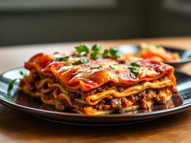 Classic meat lasagne