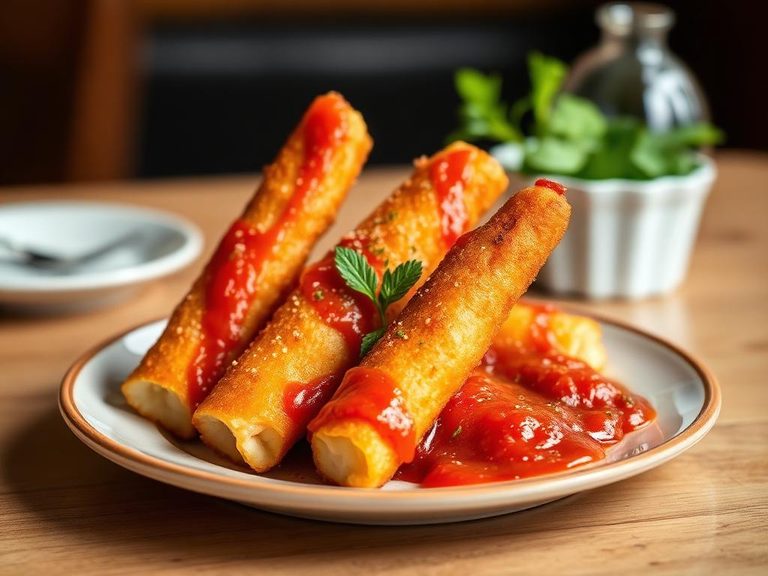 Classic Mozzarella Sticks with Marinara