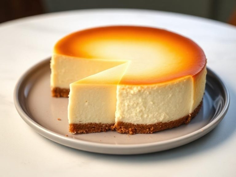 Classic Plain Cheesecake
