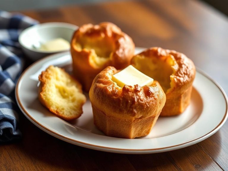 Classic Popovers with Butter