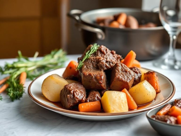 Classic Pot Roast with potatoes and carrots