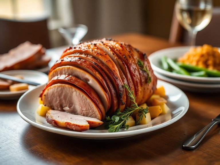 Classic Roasted Ham Dinner