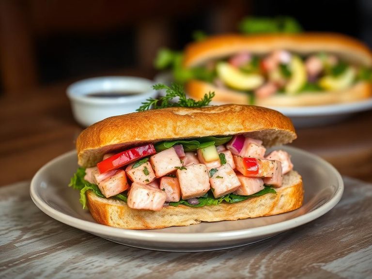 Classic Salmon Salad Sandwich
