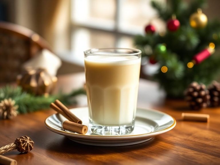 Classic spiked eggnog