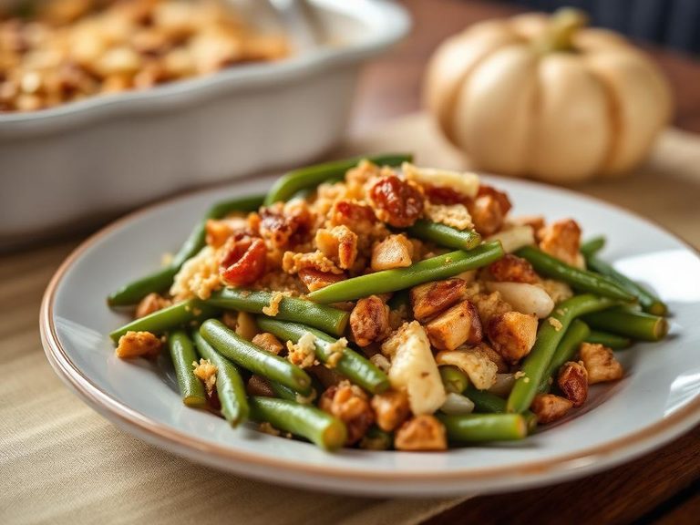 Classic Thanksgiving Green Bean Casserole