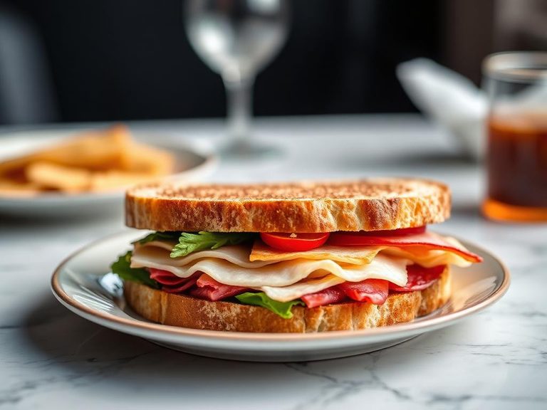 Classic Turkey & Swiss Sandwich