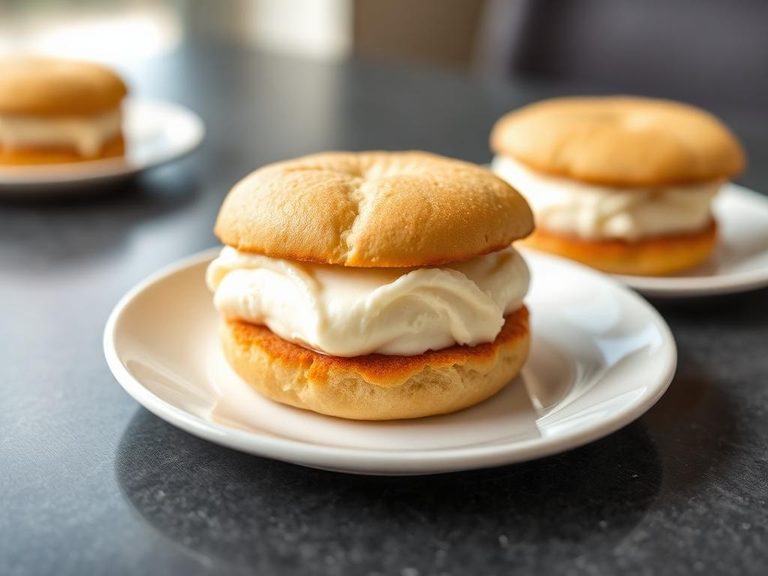 Classic Vanilla Ice Cream Sandwich